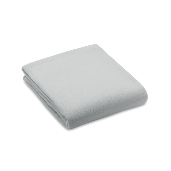 BOGDA - RPET-Polar Fleece-Decke - grau