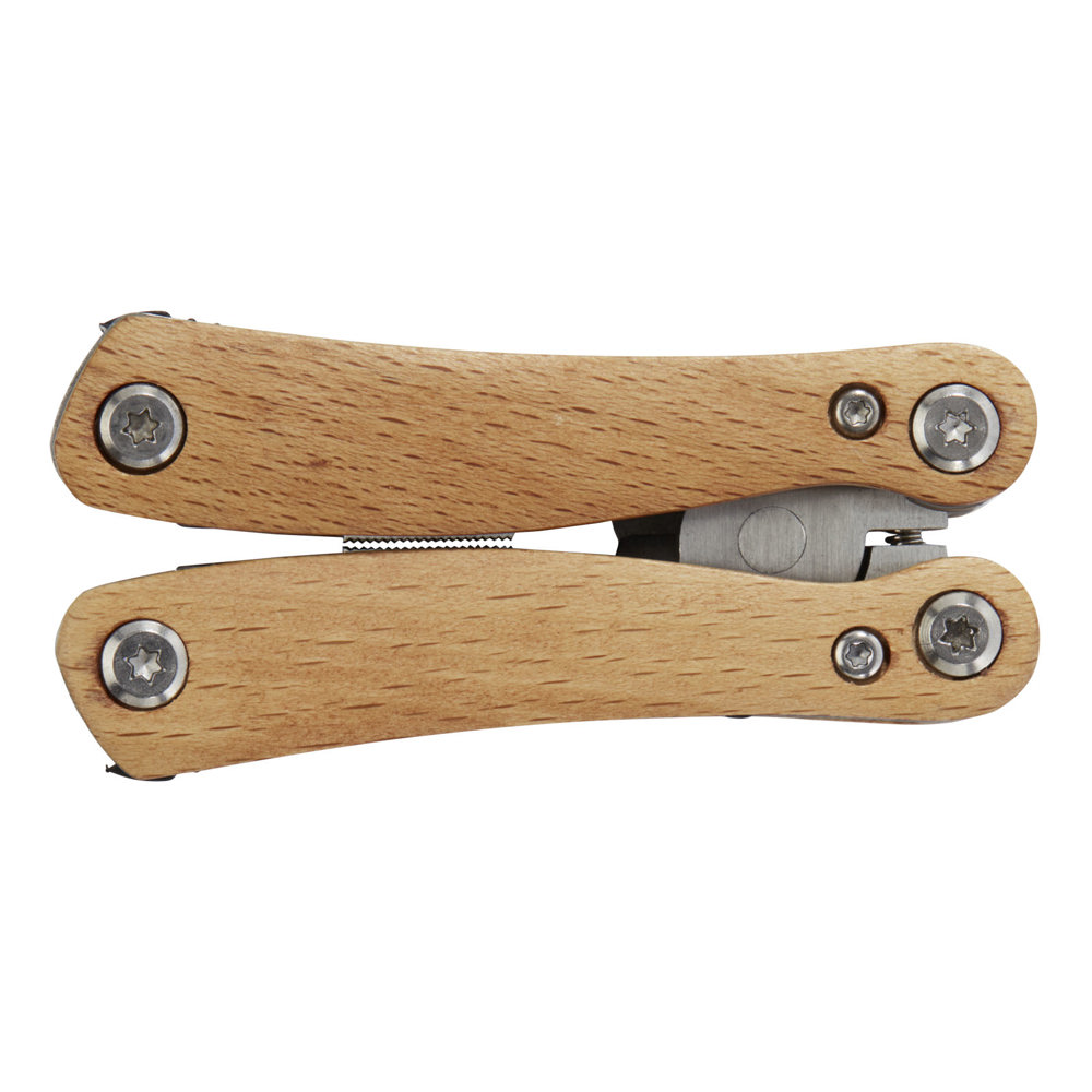 Anderson Mittelgroßes Multitool aus Holz mit 12 Funktionen