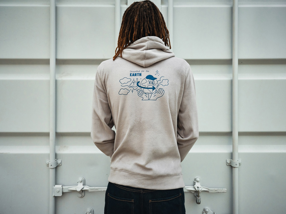 IQONIQ Trivor Mikrofleece-Kapuzen-Pulli aus recyc. Polyester
