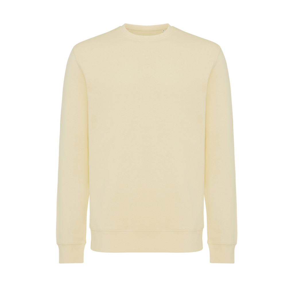 IQONIQ Etosha Lightweight Sweater aus recycelter Baumwolle - cream yellow (± PMS 12-0717 TCX)