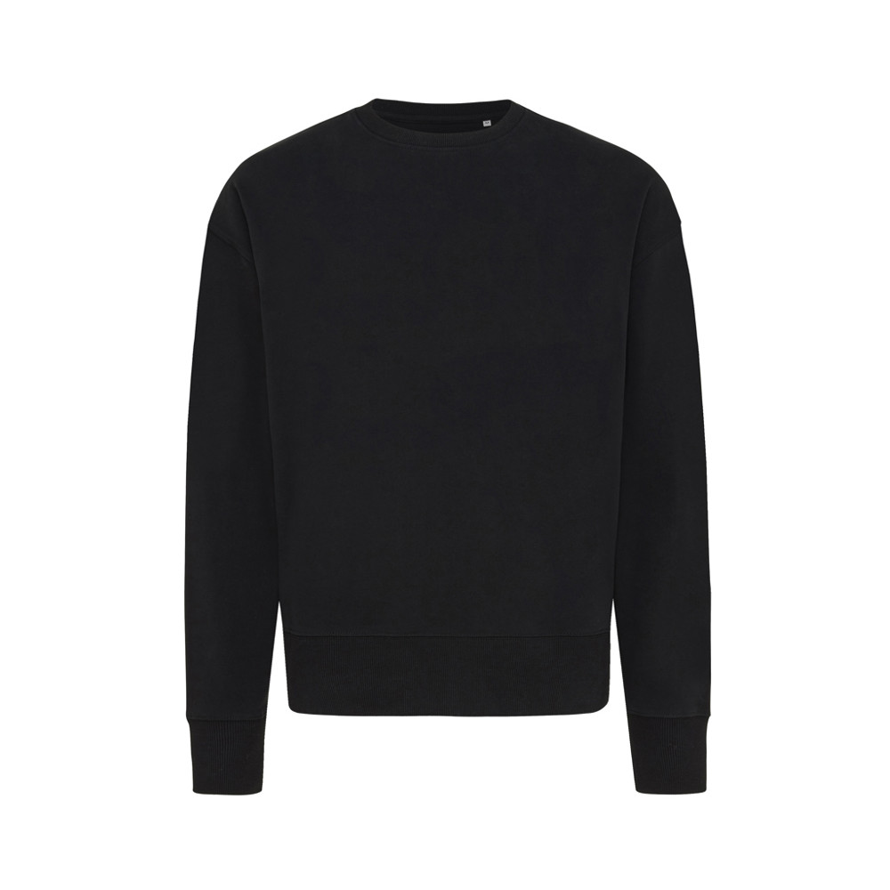 IQONIQ Kruger Relax-Rundhals-Sweater aus recycelt. Baumwolle