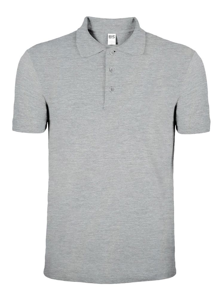 BS Evolution Polo, 180 gr/m² - Grau-meliert (PMS Cool Grey 7C)