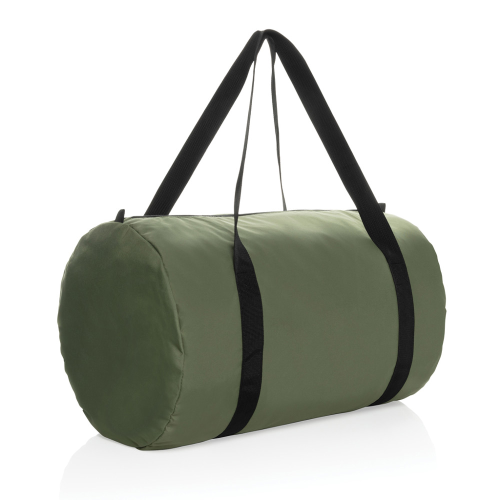 Dillon AWARE™ RPET faltbare Sporttasche - grün (± PMS 18-0529 TCX)
