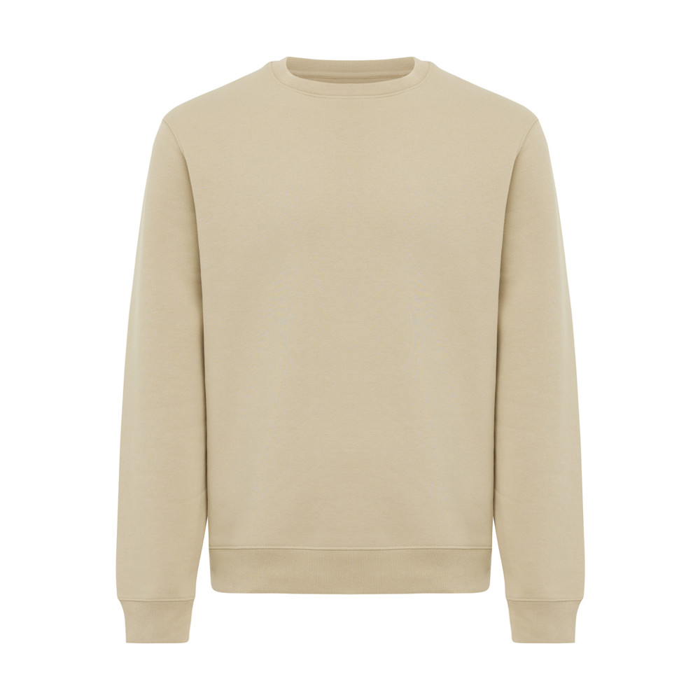 IQONIQ Torla Rundhals-Pullover aus recycelter Baumwolle - desert (± PMS 14-0708 TCX)