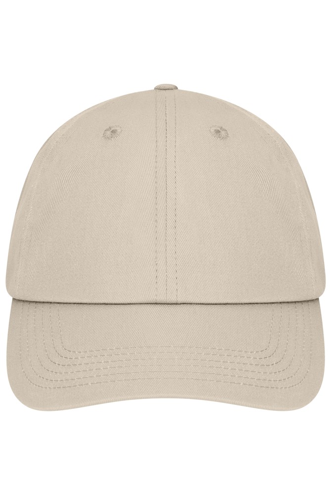 6 Panel Dad Cap Organic Cotton - Sandstone (ca. Pantone 406 C)
