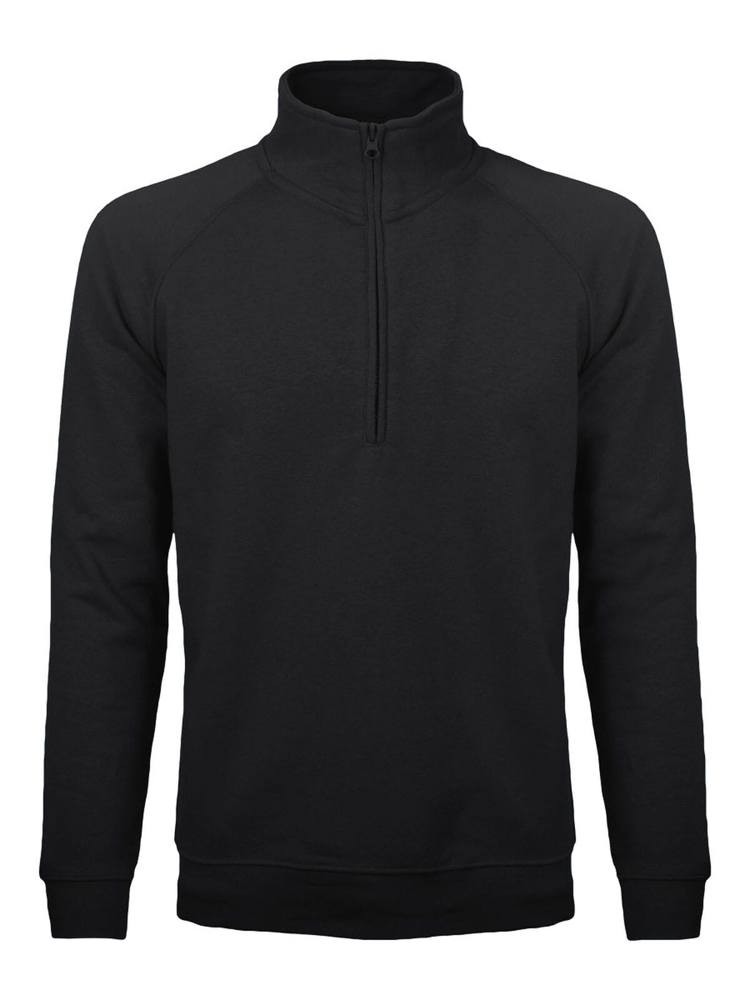 BS Sirio Pullover mit halbem Reißverschluss, 280 gr/m² - Schwarz (Black)