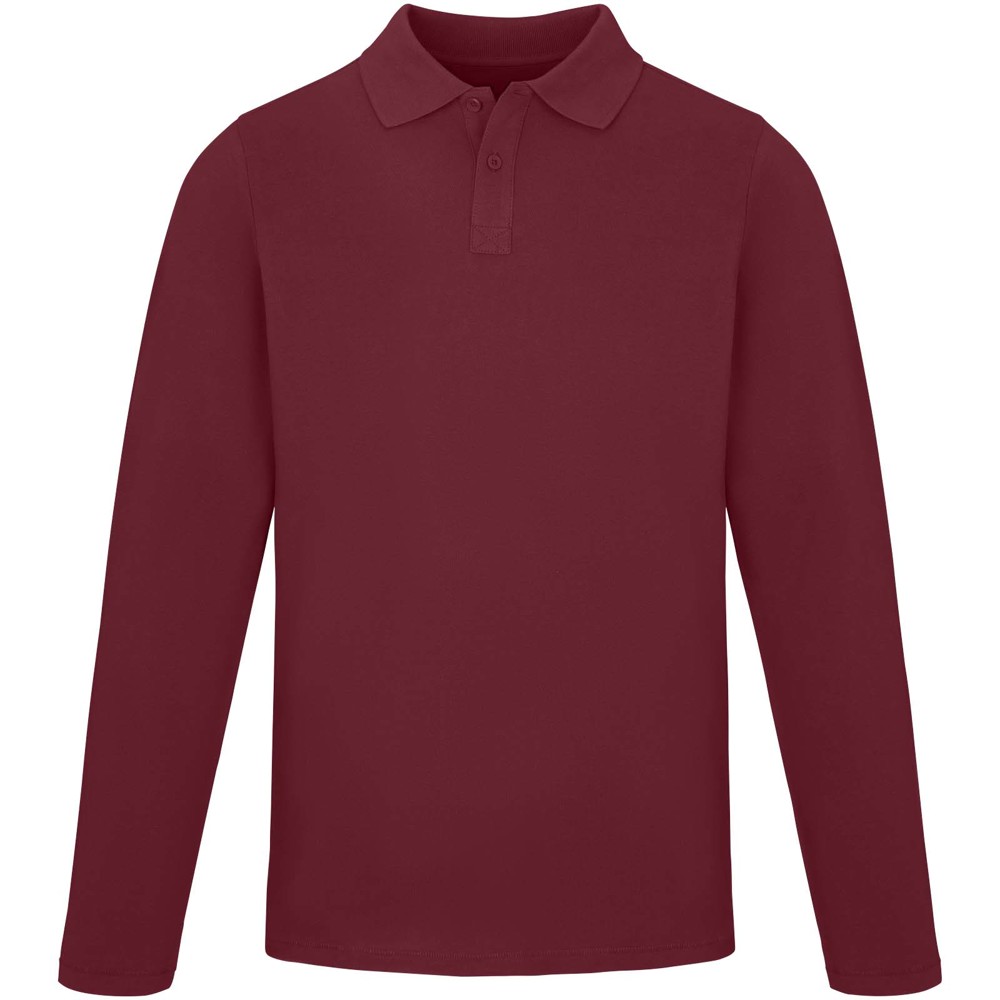 Calgary 180 g/m² Langarm Poloshirt für Herren