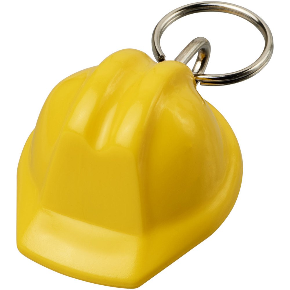 Kolt Schutzhelm Schlüsselanhänger aus recyceltem Material - gelb
