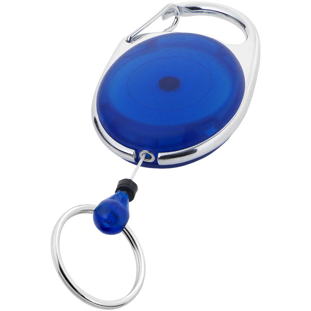 Gerlos Schlüsselkette mit Rollerclip - Blau