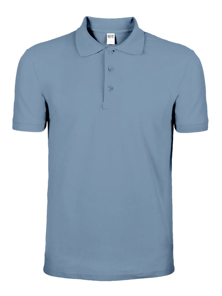 BS Evolution Polo, 180 gr/m² - Mittelblau (PMS 2157C)