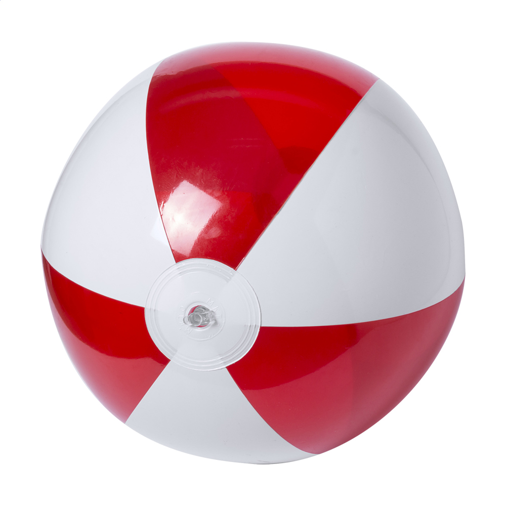 Byron - Strandball (ø28 cm) - rot/weiß
