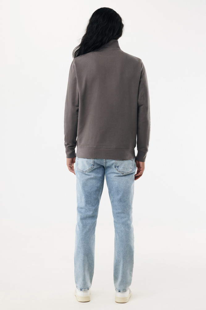 IQONIQ Elgon Quarter-Zip-Sweater aus rec. Baumwolle