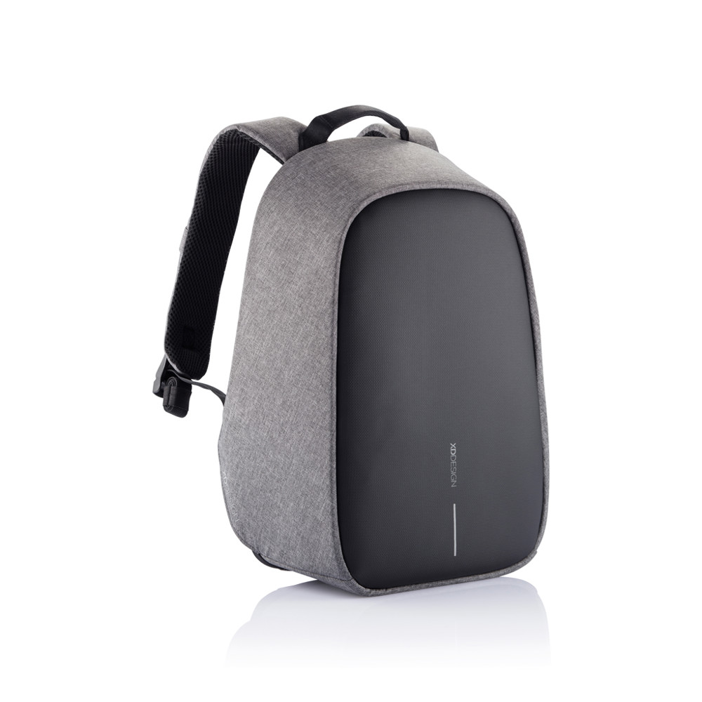 Bobby Hero Small Anti-Diebstahl-Rucksack - grau, schwarz (± PMS 425/ ± PMS Black)