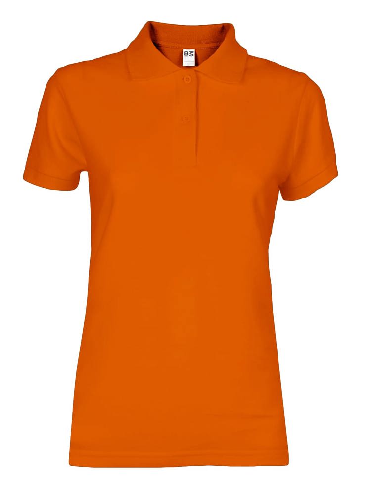 BS Evolution Damen Polo, 180 gr/m² - Orange (PMS 1585C)