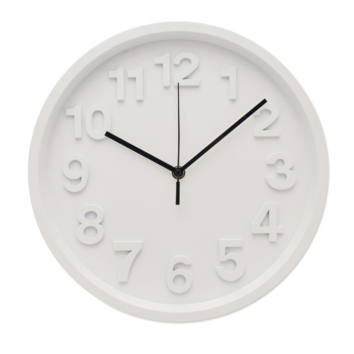 MURO - Wanduhr aus PP - Weiß