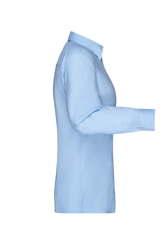 Ladies' Shirt Long-Sleeved Micro-Twill