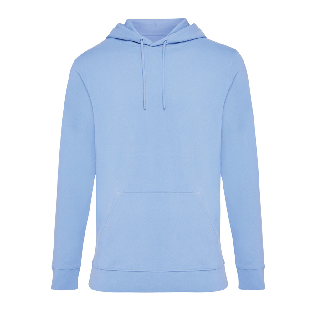 IQONIQ Jasper Hoodie aus recycelter Baumwolle - sky blue (± PMS 15-3930 TCX)