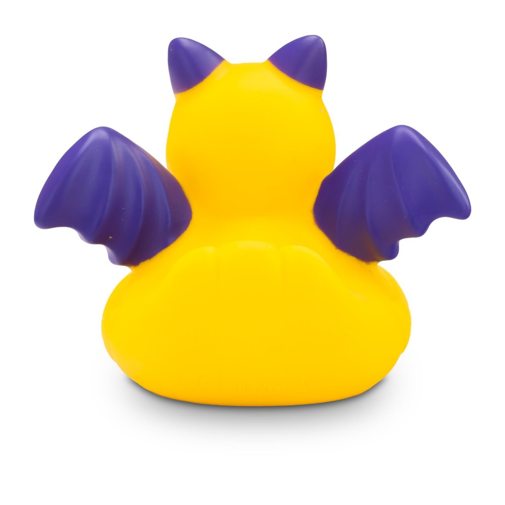 Werbeente Batduck Superheld gelb-lila