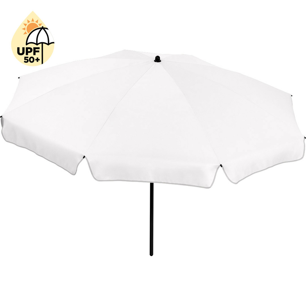 8186 Sonnenschirm M - weiß