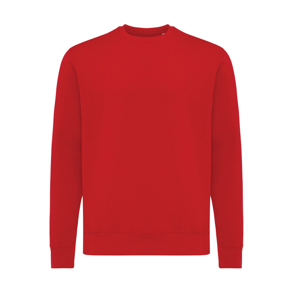 IQONIQ Etosha Lightweight Sweater aus recycelter Baumwolle - rot (± PMS 19-1757 TCX)