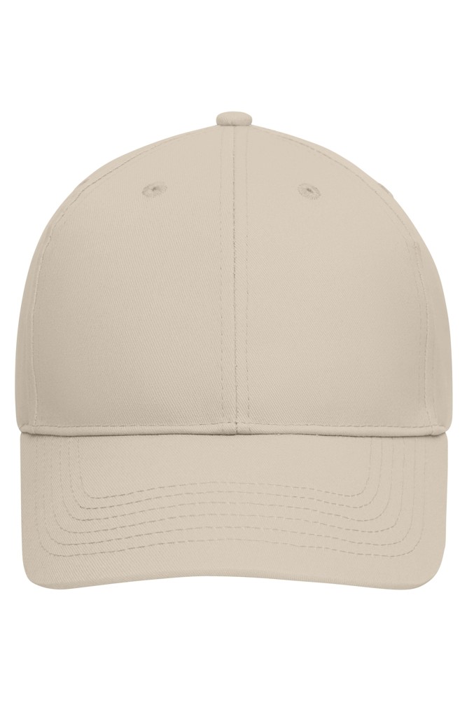 6 Panel Cap Organic Cotton - Sandstone (ca. Pantone 406 C)