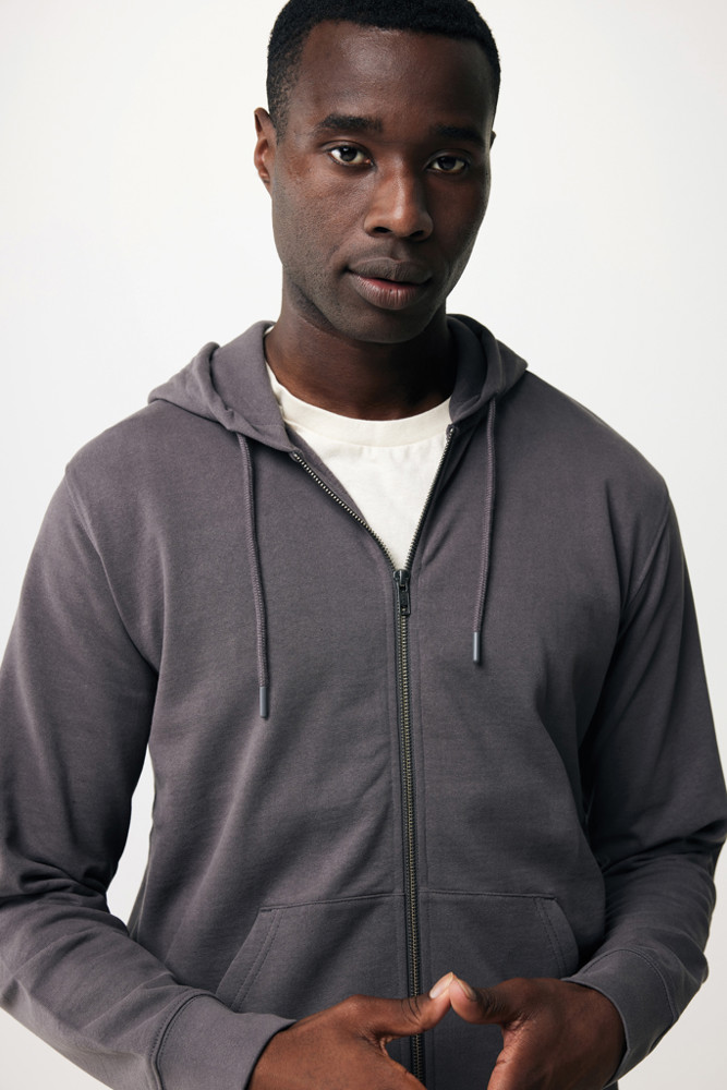 IQONIQ Abisko Zip-Kapuzenpullover aus recycelter Baumwolle