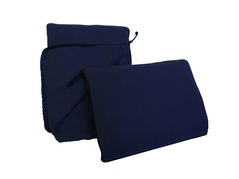 Decken-/Kissen-Set "eco" - navyblau