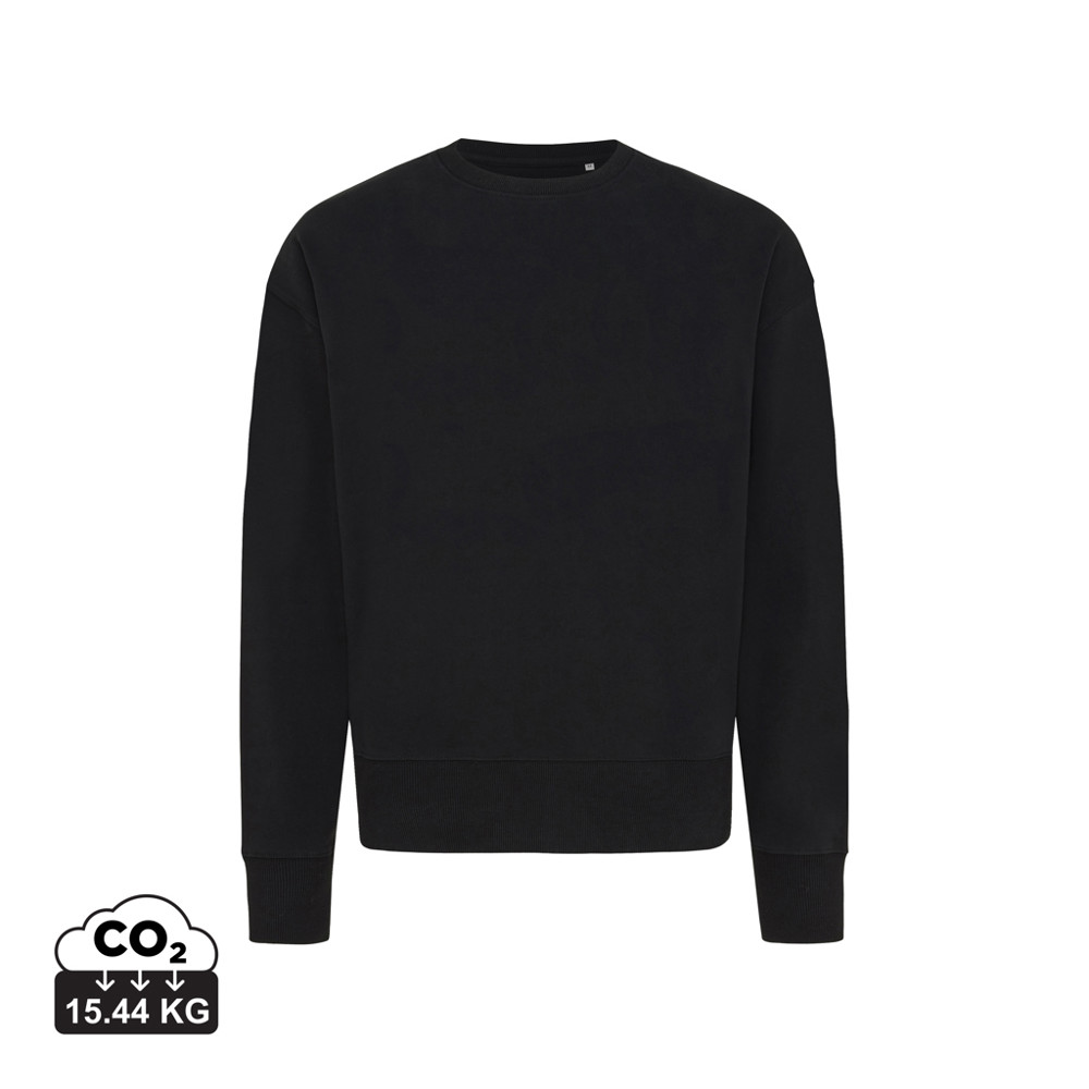 IQONIQ Kruger Relax-Rundhals-Sweater aus recycelt. Baumwolle
