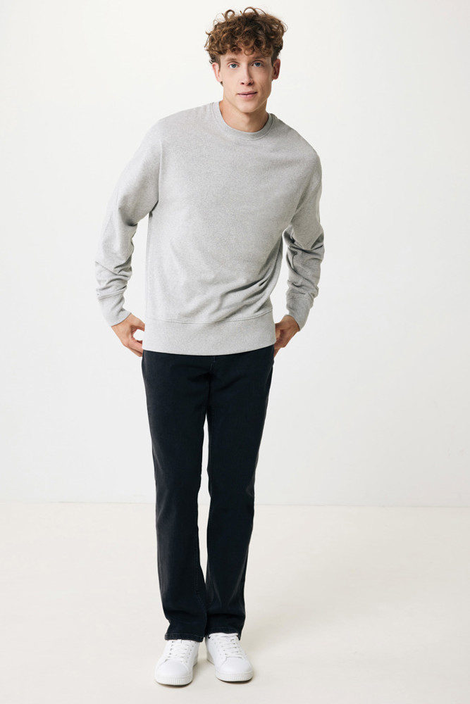 IQONIQ Kruger Relax-Rundhals-Sweater aus recycelt. Baumwolle