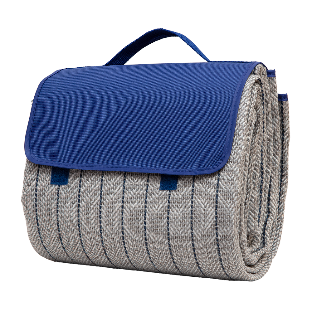 Picknickdecke "adventure" 200 x 150 cm - blau