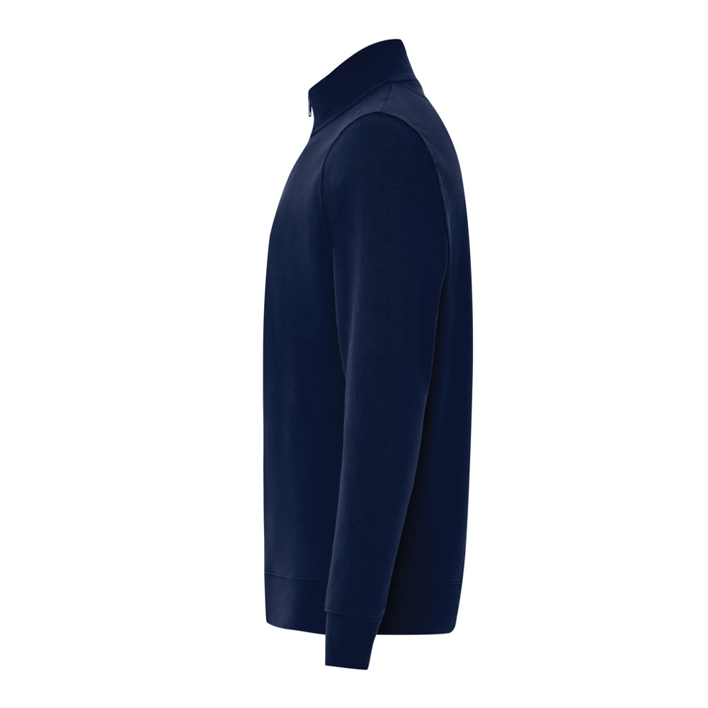 IQONIQ Elgon Quarter-Zip-Sweater aus rec. Baumwolle