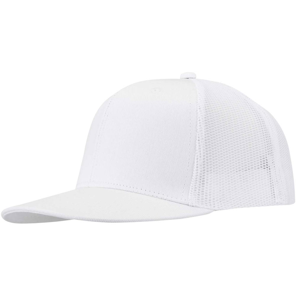 Drift Snapback Kappe mit 6 Segmenten, 260 g/m2 - weiss
