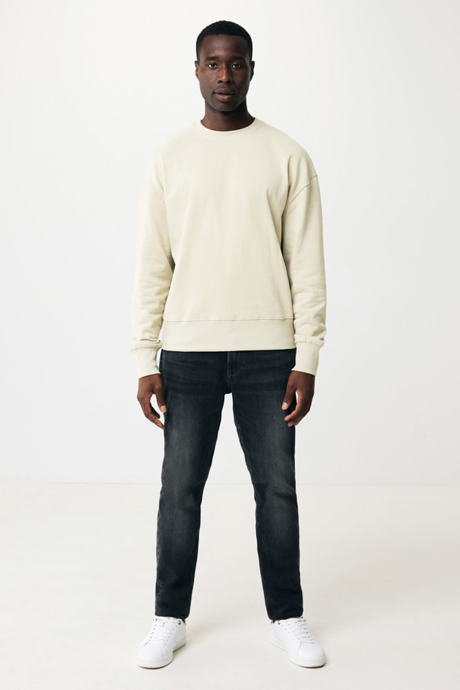 IQONIQ Kruger Relax-Rundhals-Sweater aus recycelt. Baumwolle