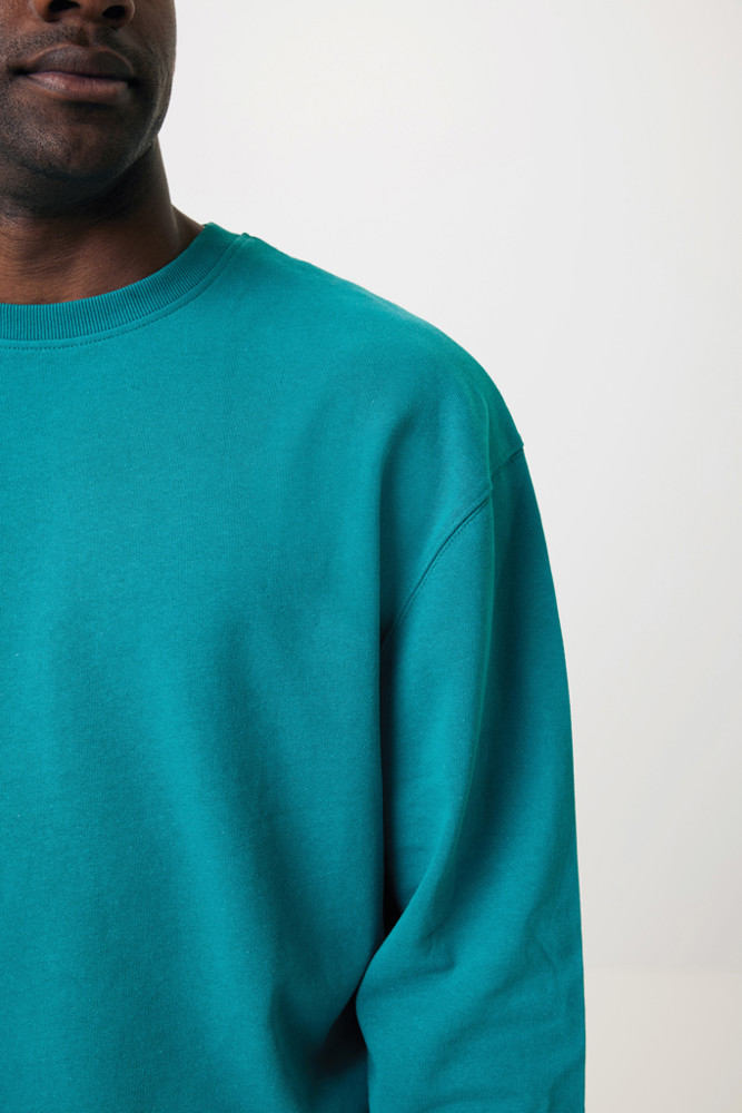 IQONIQ Kruger Relax-Rundhals-Sweater aus recycelt. Baumwolle