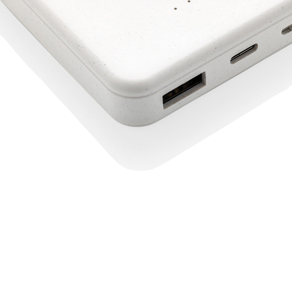 5.000mAh 5W Wireless Powerbank aus RCS recyceltem Kunststoff