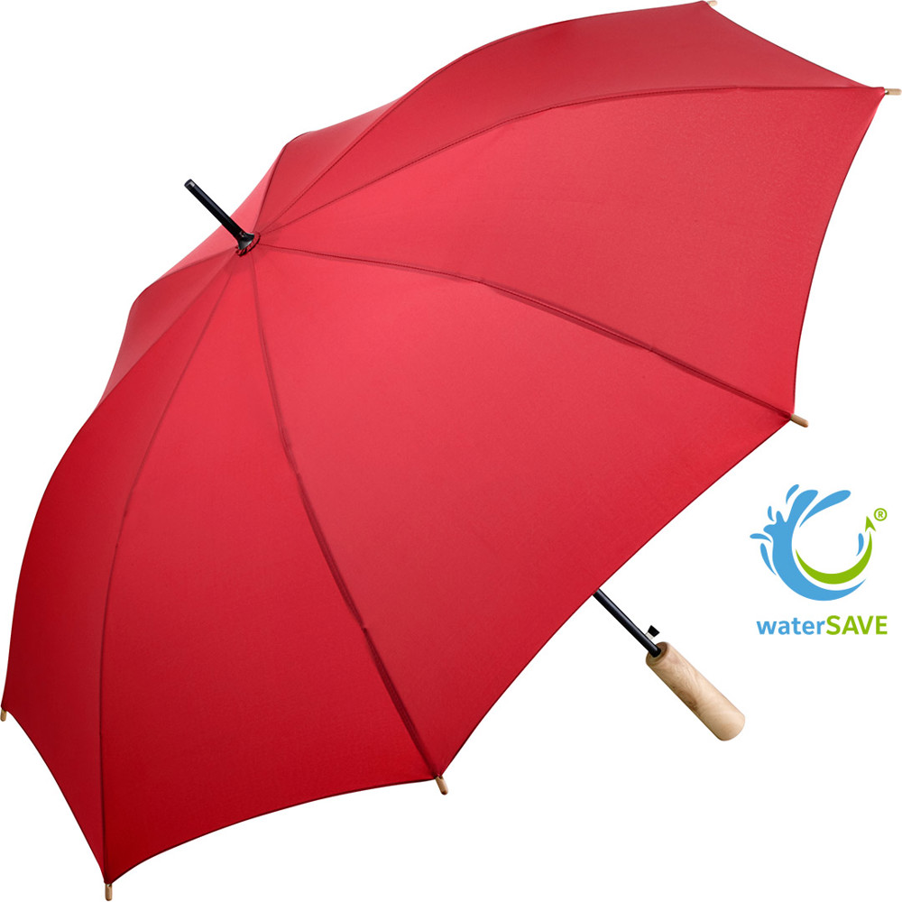 1122 AC-Stockschirm ÖkoBrella - rot wS