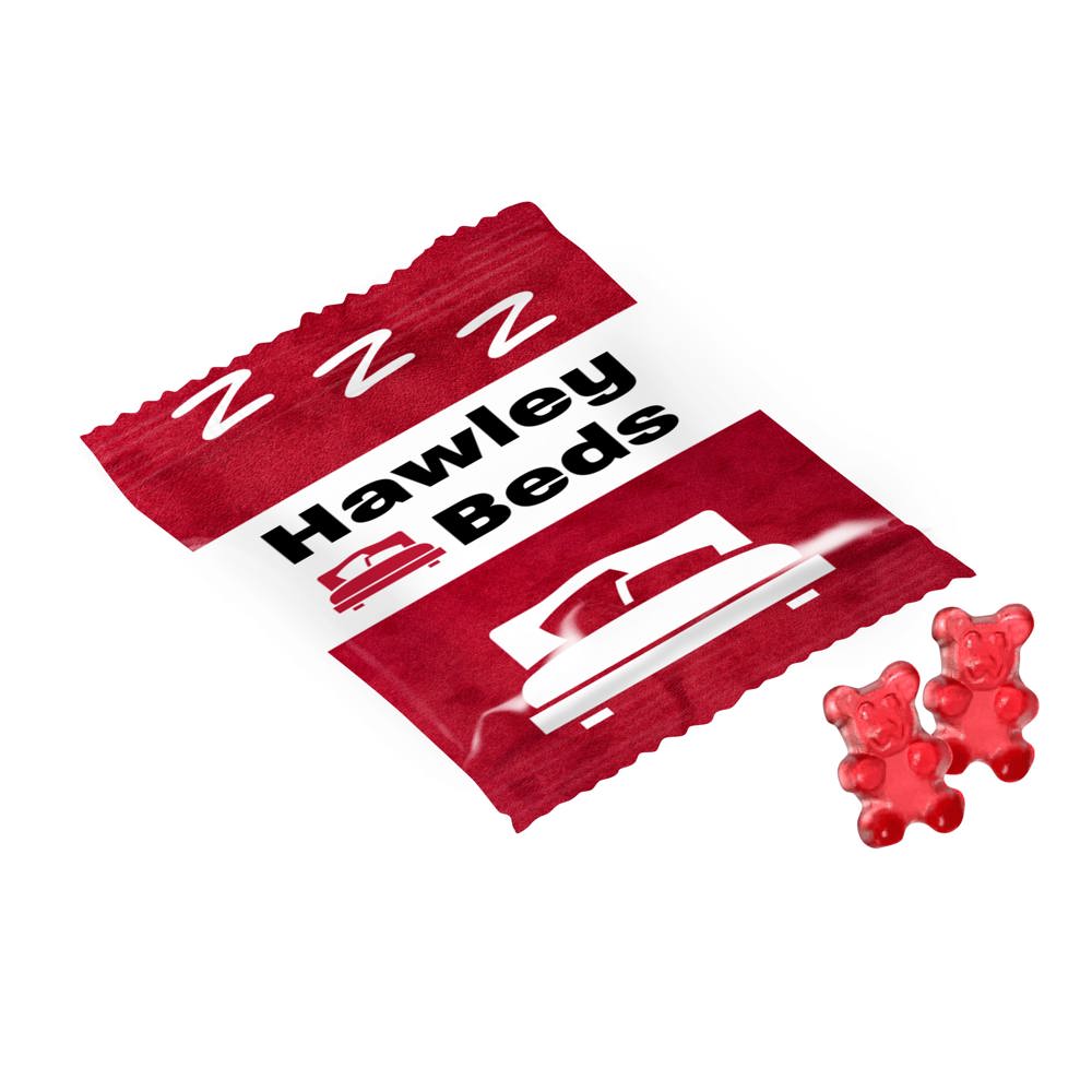 Fruchtgummibärchen in 1 Farbe - weiß