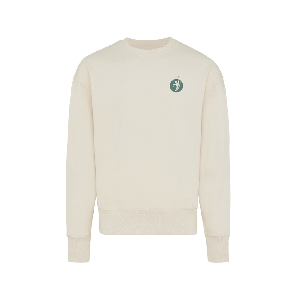 IQONIQ Kruger Relax-Rundhals-Sweater aus recycelt. Baumwolle