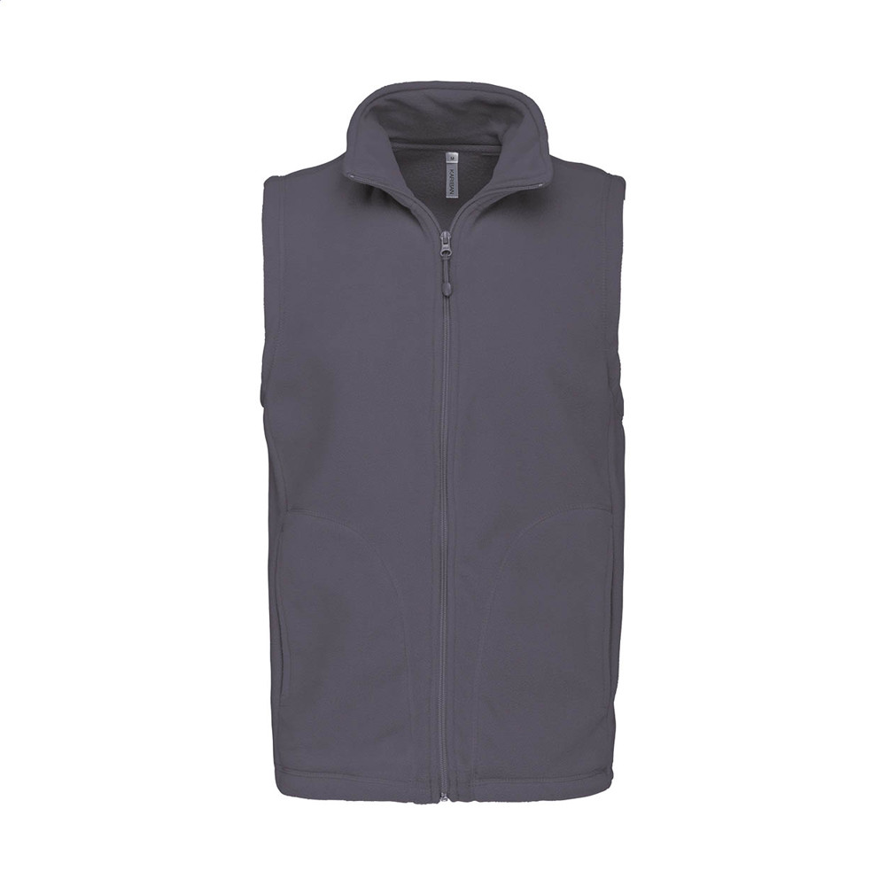 KA913 - Fleece-Bodywarmer-Weste - hellgrau