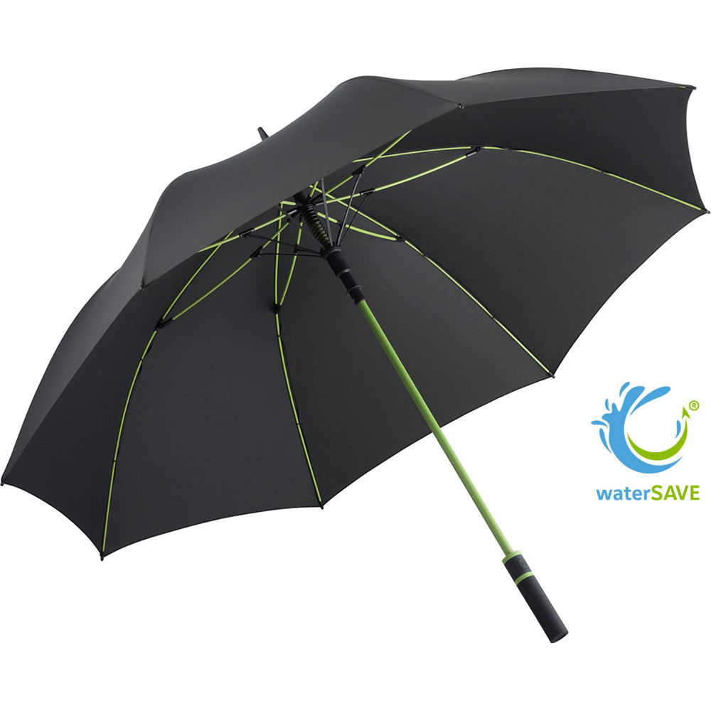 2384 AC-Gästeschirm FARE® Style - schwarz-limette