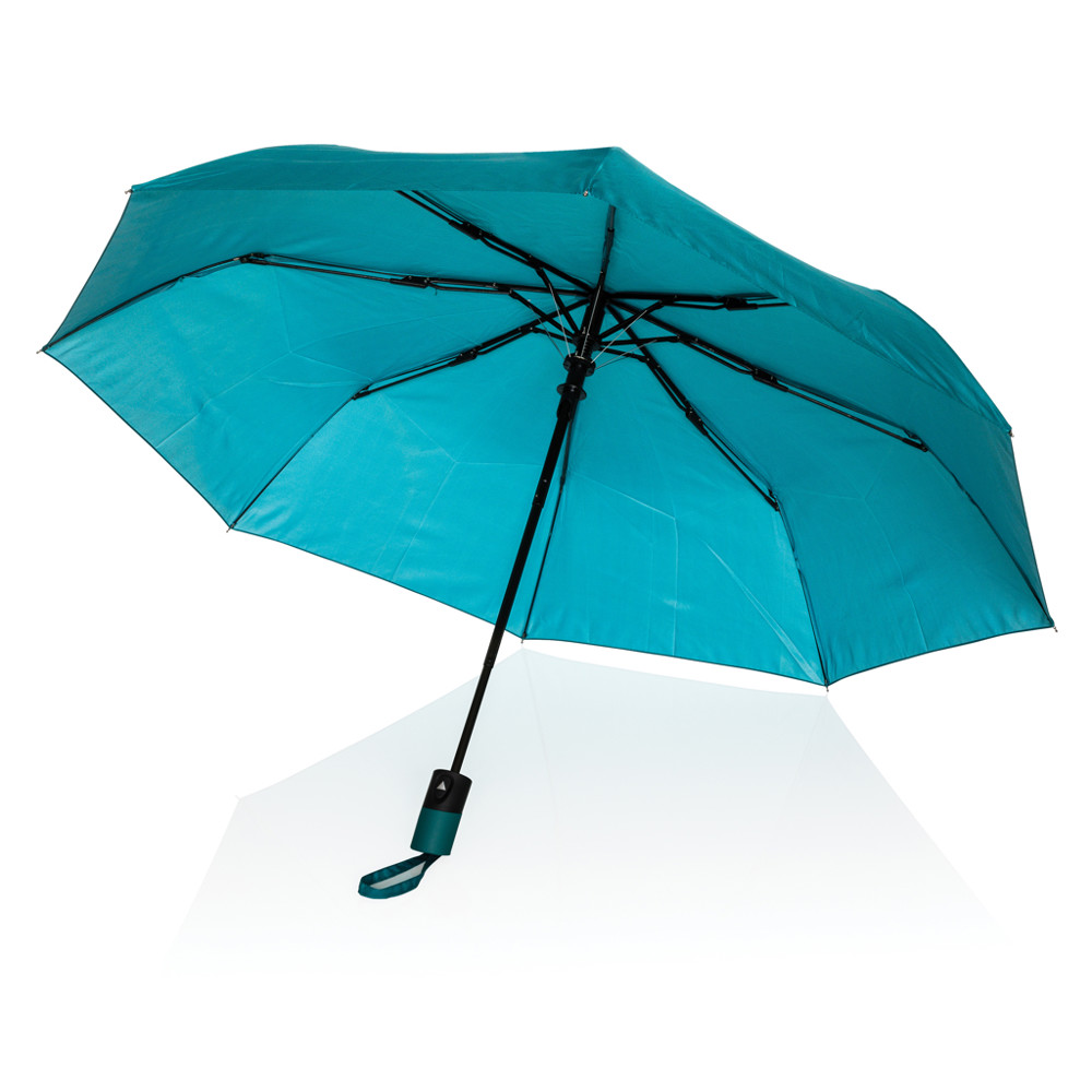 21" Impact AWARE™ 190T Mini-Regenschirm mit Auto-Open - verdigris (± PMS 18-4834TCX)