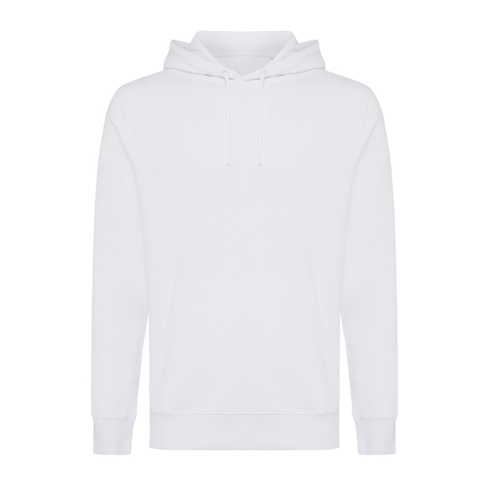 IQONIQ Rila Lightweight Hoodie aus recycelter Baumwolle - recycled white (± PMS 11-0601 TCX)