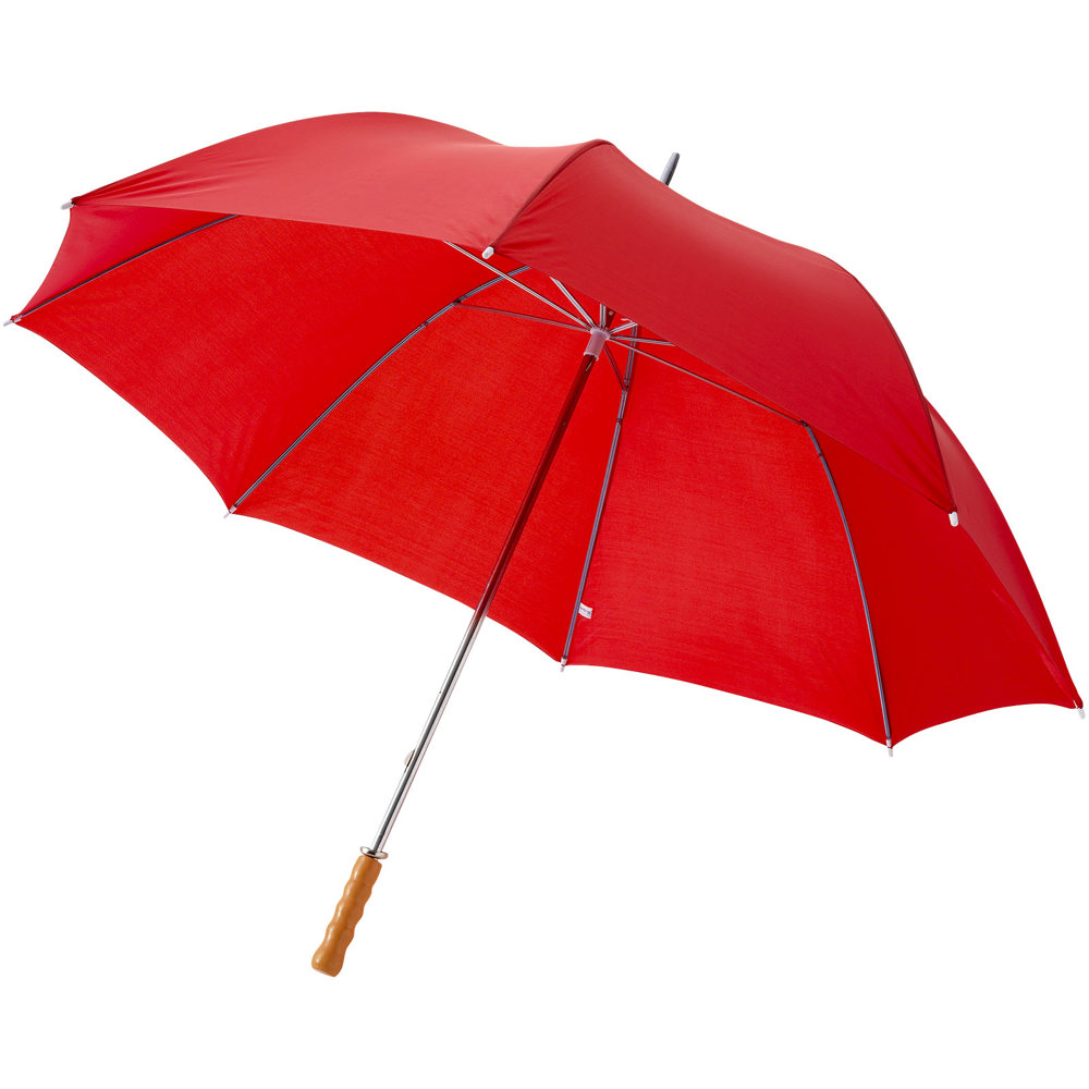Karl 30" Golfschirm mit Holzgriff - rot