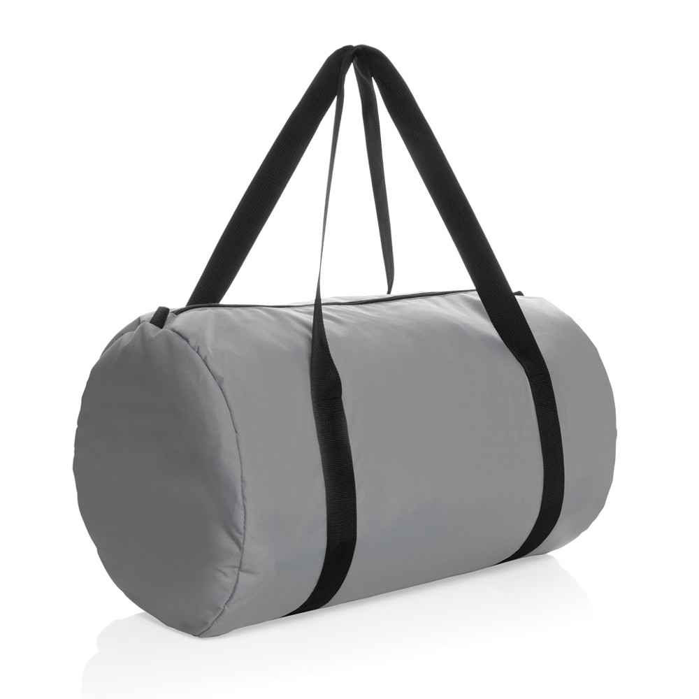 Dillon AWARE™ RPET faltbare Sporttasche - grau (± PMS 17-5104 TCX)