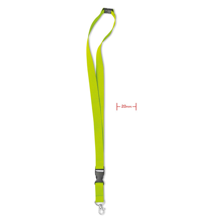 LANY - Lanyard mit Metallkarabiner - Limette