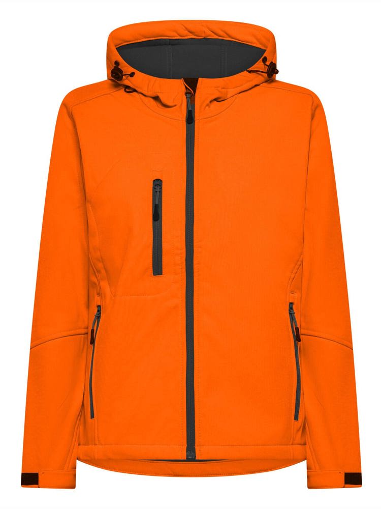 BS Storm Damen Softshelljacke, 340 gr/m² - Orange (PMS 1585C)