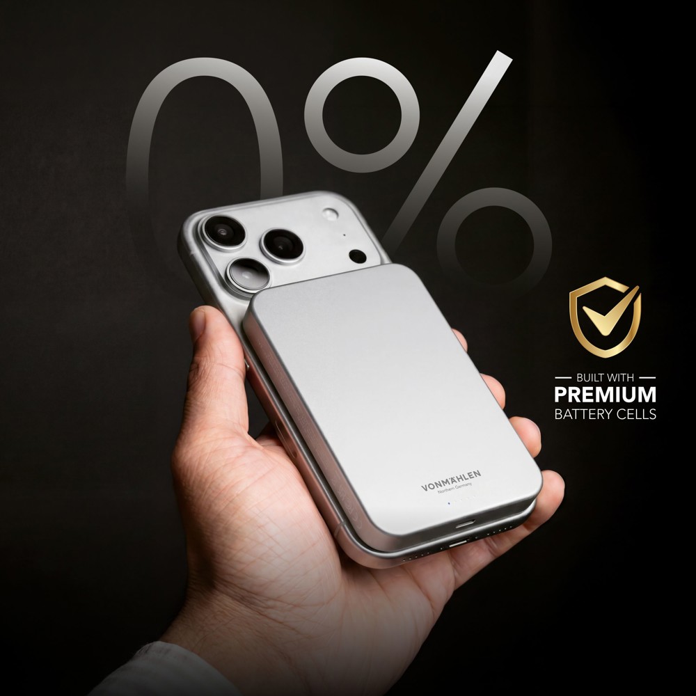 Evergreen Mag 10000 - Die magnetische Powerbank für längere Tage - Weiß