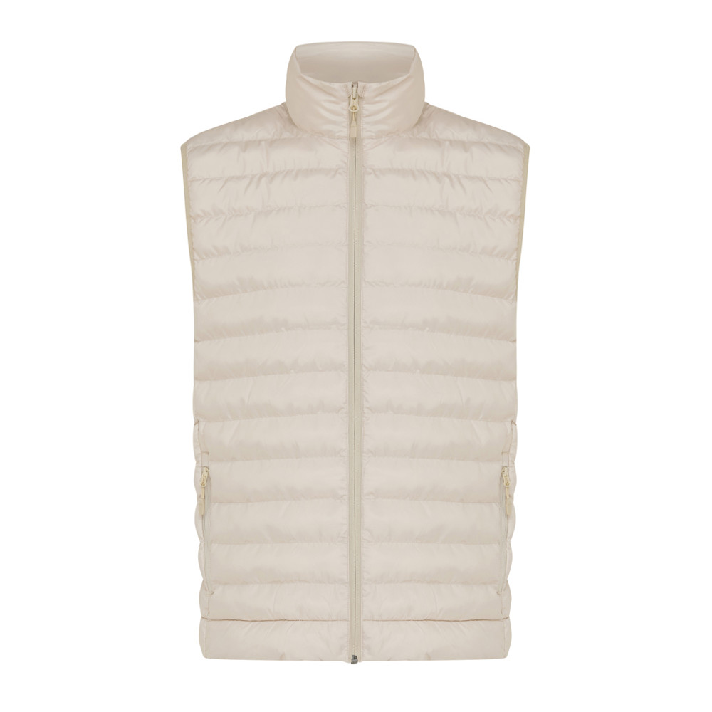 IQONIQ Meru Herren Bodywarmer aus recyceltem Polyester - beige (± PMS 13-0907 TCX)