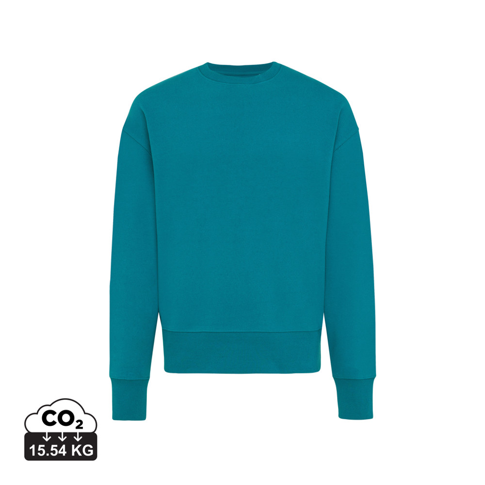 IQONIQ Kruger Relax-Rundhals-Sweater aus recycelt. Baumwolle