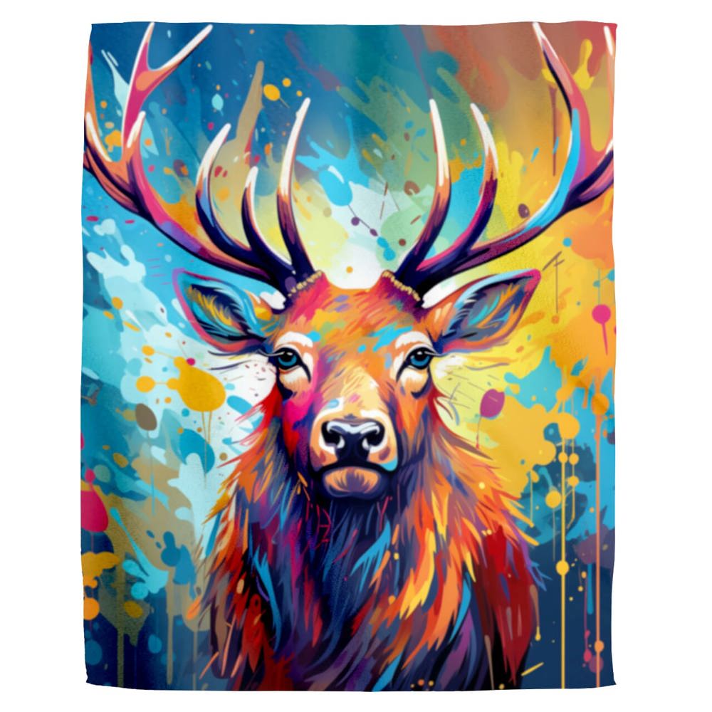 Nilton's Sherpa Sublimation Fleecedecke 150x120 cm, 300 gr/m2